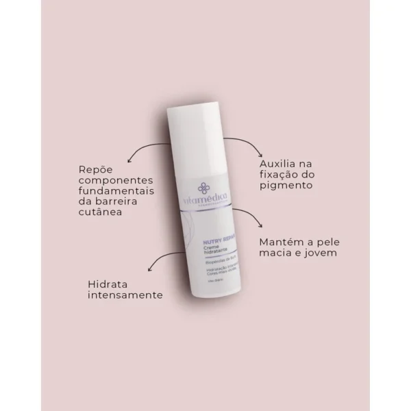 Creme Nutry Repair Hidratação e Fixação do Pigmento na Pele - 15g