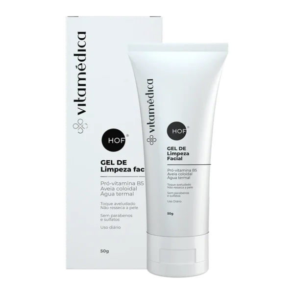 Gel De Limpeza Facial com Pró-Vitamina B5 e Aveia Coloidal – 50g