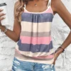 Top Listrado Colorido Casual