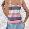 Top Listrado Colorido Casual